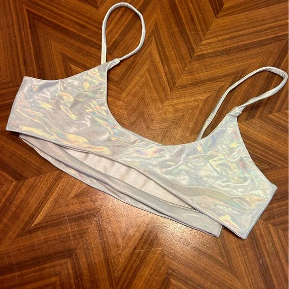 Iridescent rave outfit (or swimwear) - Picture 6 of 12